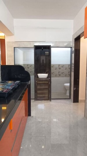 Kitchen in 1 BHK Apartment at Shree Adeshwar Anand Heights, Nalasopara West – for Sale