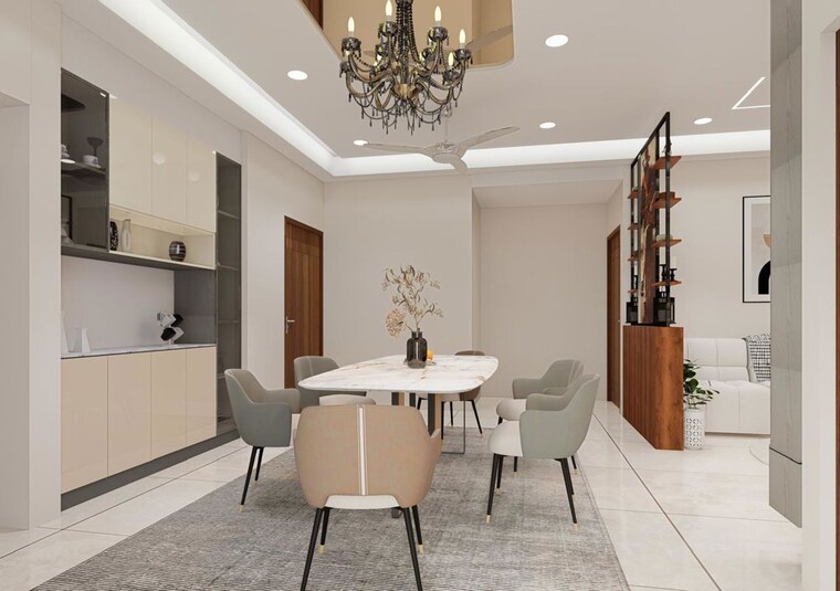 Dining area, kondapur 3 Bedroom 2680 Sq.Ft. Apartment In Kondapur Hyderabad 10671230