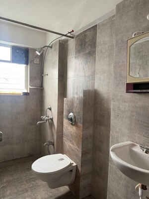 Bathroom in 2 BHK Apartment at Sai Raj Heights, Punawale – for Rent