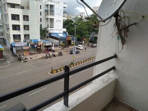 Balcony in 3 BHK Apartment at Whitefield Apartments, Wakad – for Rent