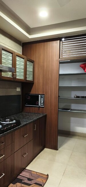 Kitchen in 3 BHK Apartment at Thaltej – for Rent