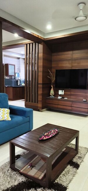 Living Room in 3 BHK Apartment at Thaltej – for Rent