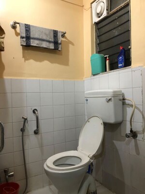 Bathroom in 1 BHK Apartment at Sharmilee Apartment, Aundh – for Rent