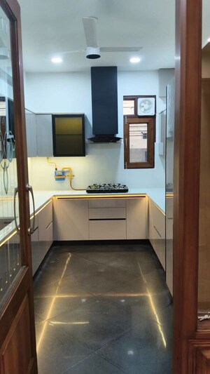 Kitchen in 3 BHK Builder Floor at Neeti Bagh – for Rent