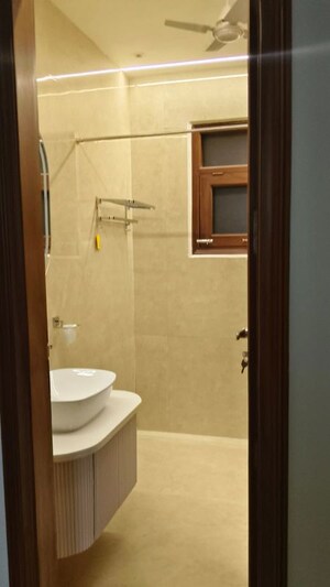 Bathroom in 3 BHK Builder Floor at Neeti Bagh – for Rent