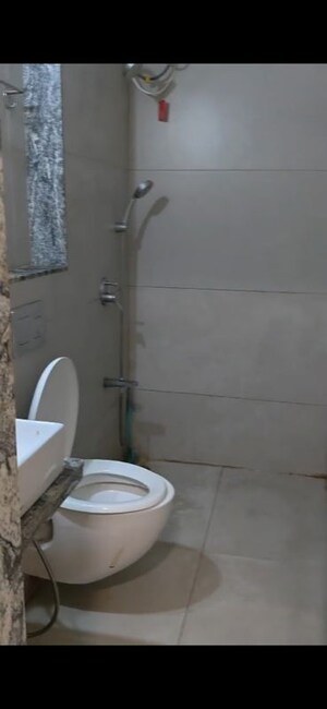 Bathroom in 2 BHK Apartment at Sheth Auris Serenity Tower 3, Malad West – for Rent