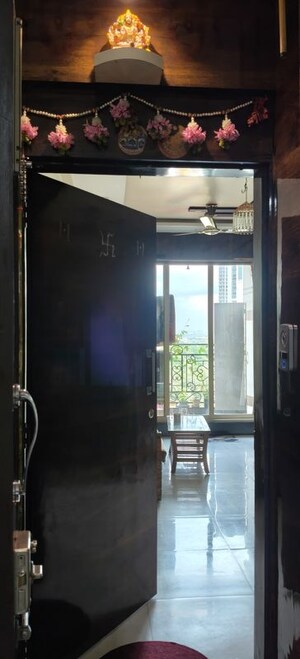 Living Room in 2 BHK Apartment at Gala Pride Palms, Thane West – for Sale