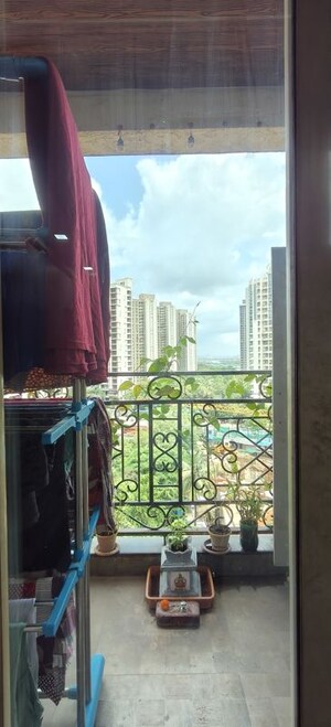 Balcony in 2 BHK Apartment at Gala Pride Palms, Thane West – for Sale
