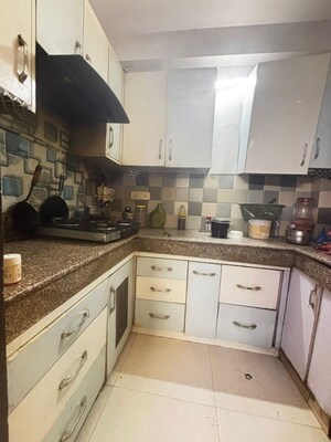 Kitchen in 2 BHK Builder Floor at Khanpur – for Sale