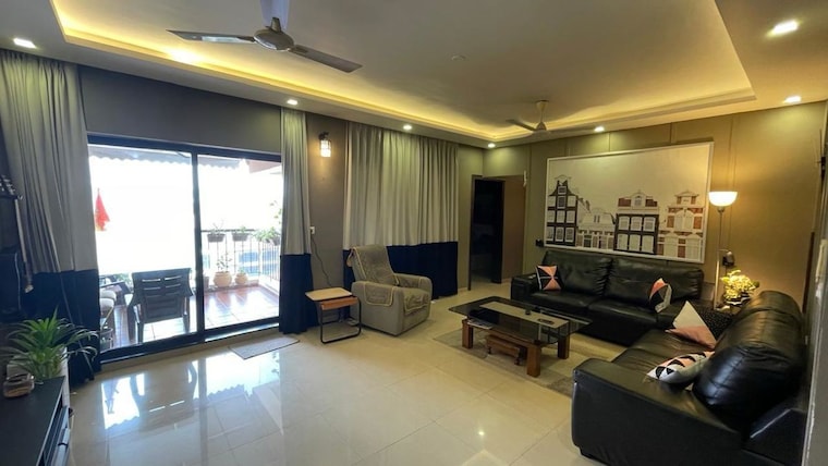 Living Room, pride-platinum 2 Bedroom 1323 Sq.Ft. Apartment In Baner Pune 10671440