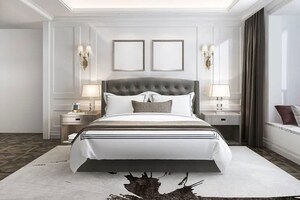 Bedroom in 2 BHK Apartment at VIctoryone Amara, Sector 16 Greater Noida – for Sale