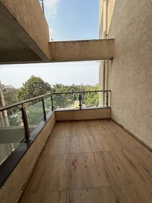 Balcony in 3 BHK Apartment at Suyog Crystal, Lulla Nagar – for Sale