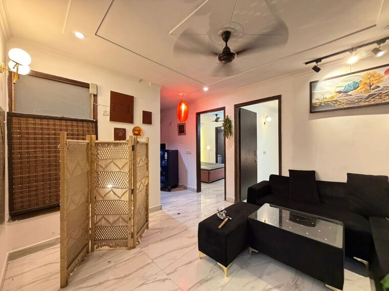 Living Room, saket 2 Bedroom 1000 Sq.Ft. Builder Floor In Saket Delhi 10671392