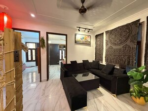 Living Room in 2 BHK Builder Floor at Saket – for Rent