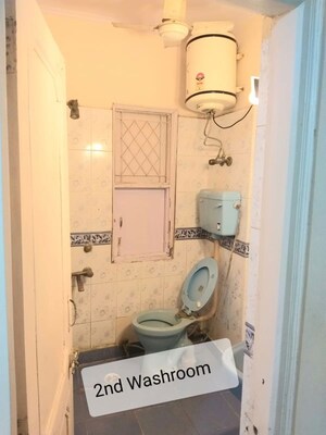Bathroom in 3 BHK Builder Floor at Malviya Nagar – for Rent