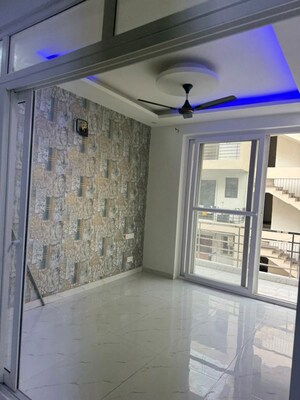 Living Room in 3 BHK Builder Floor at Motia Blue Ridge, Dhakoli – for Sale