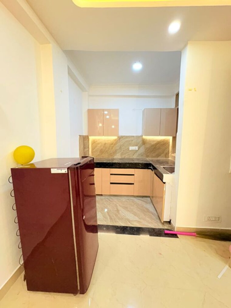 Kitchen, advetaya-smart-homes 1 Bedroom 400 Sq.Ft. Apartment In Sector 104 Noida 10671609