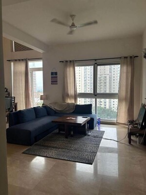 Living Room in 3 BHK Apartment at Omaxe The Nile, Sector 49 – for Rent