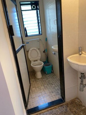Bathroom in 2 BHK Apartment at Bandra West – for Rent