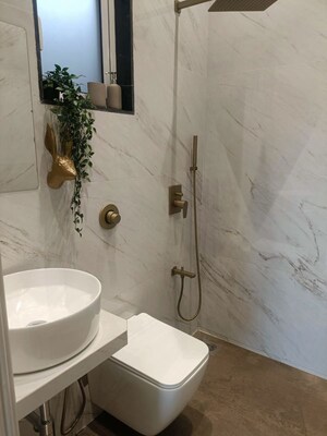 Bathroom in 1 BHK Apartment at Lok Amber, Ambernath – for Sale