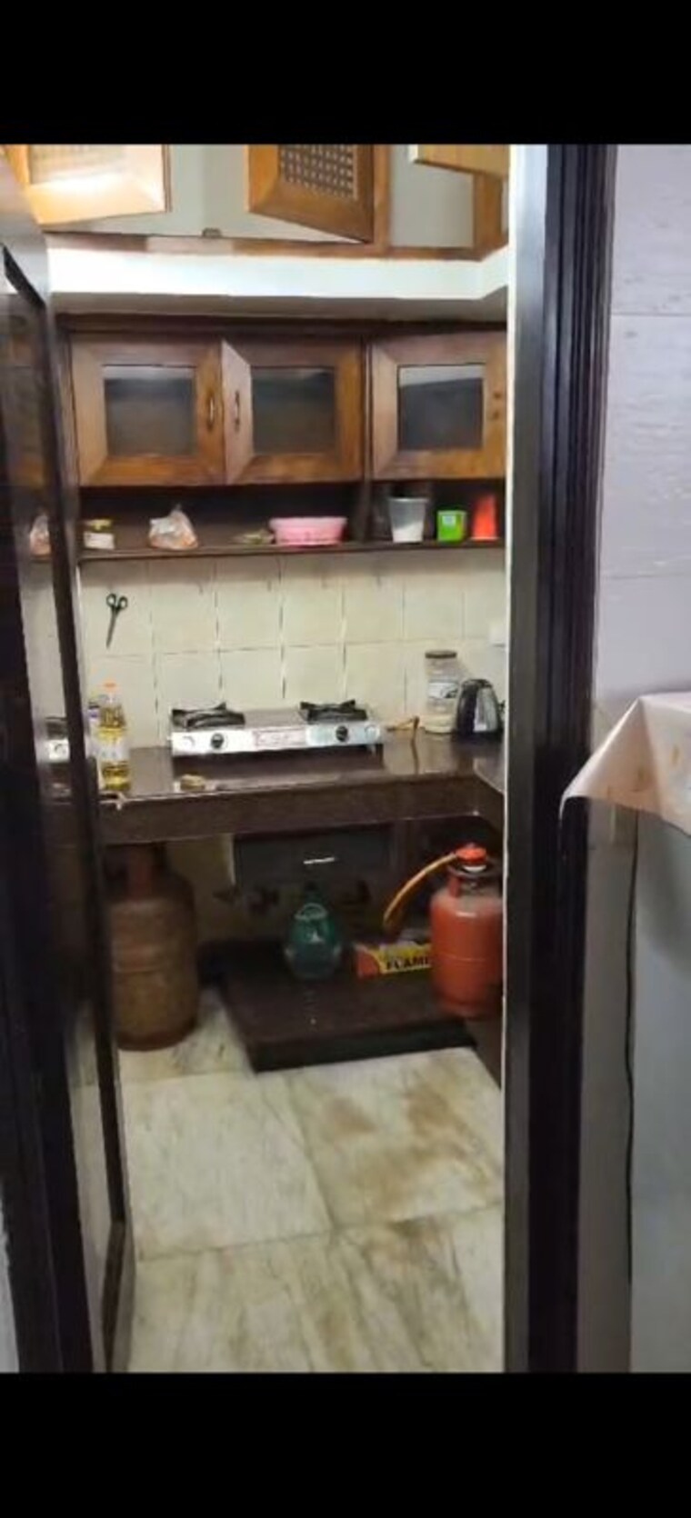 Kitchen, lajpat nagar i 2 Bedroom 900 Sq.Ft. Builder Floor In Lajpat Nagar I Delhi 10671640