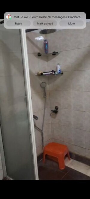 Bathroom in 2 BHK Builder Floor at Lajpat Nagar I – for Rent