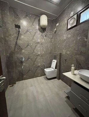 Bathroom in 3 BHK Builder Floor at Rajouri Garden – for Rent