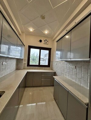 Kitchen in 3 BHK Builder Floor at Rajouri Garden – for Rent