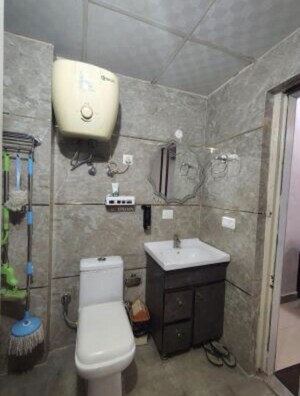 Bathroom in 3 BHK Apartment at MSA Golf Gardenia, Alpha Ii Greater Noida – for Rent
