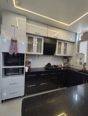 Kitchen in 3 BHK Apartment at MSA Golf Gardenia, Alpha Ii Greater Noida – for Rent