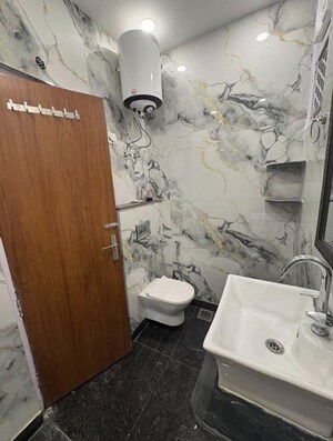 Bathroom in 2 BHK Builder Floor at Subhash Nagar – for Rent