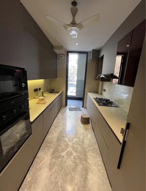Kitchen in 4 BHK Builder Floor at Rajouri Garden – for Rent