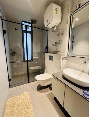 Bathroom in 4 BHK Builder Floor at Rajouri Garden – for Rent