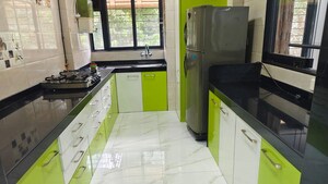 Kitchen in 3 BHK Apartment at Paradise Sai Mannat, Kharghar – for Rent