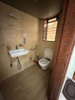 Bathroom in 5 BHK Apartment at Flower Valley Complex, Khopat – for Rent