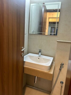 Bathroom in 2 BHK Apartment at K Raheja Ascencio, Chandivali – for Rent