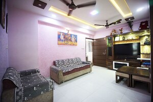 Living Room in 3 BHK Apartment at Vastral – for Sale
