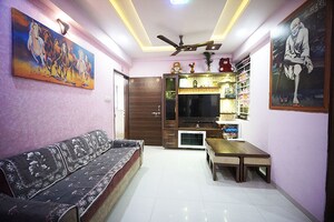 Living Room in 3 BHK Apartment at Vastral – for Sale