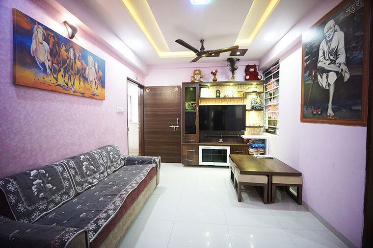 Living Room, vastral 3 Bedroom 1503 Sq.Ft. Apartment In Vastral Ahmedabad 10671798