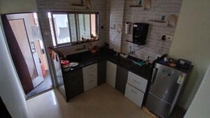 Kitchen in 1 RK Apartment at Megapolis Serenity, Hinjewadi – for Rent