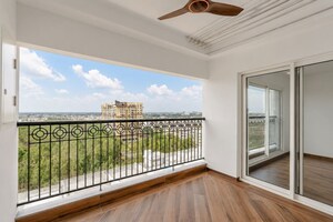 Balcony in 4 BHK Apartment at Sobha Windsor, Whitefield – for Rent