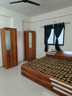 Bedroom in 1 BHK Apartment at Megapolis Township, Hinjewadi – for Rent