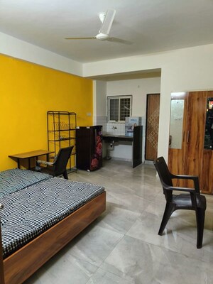 Living Room in 1 RK Apartment at Kumar Megapolis Mystic, Hinjewadi – for Rent