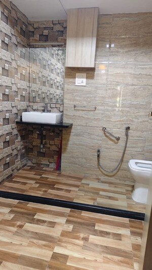 Bathroom in 3 BHK Apartment at NG Grand Plaza, Ghansoli – for Rent