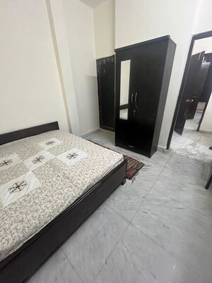 Bedroom in 1 BHK Builder Floor at Sushant Lok I – for Rent