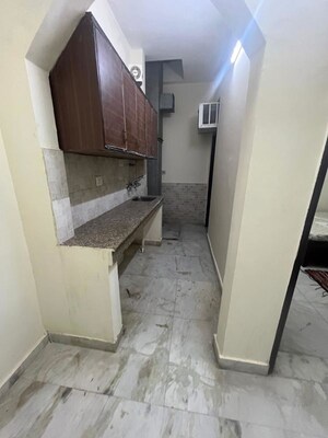 Kitchen in 1 BHK Builder Floor at Sushant Lok I – for Rent