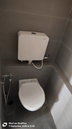 Bathroom in 1 BHK Apartment at Godrej Vrindavan, Jagatpur – for Rent