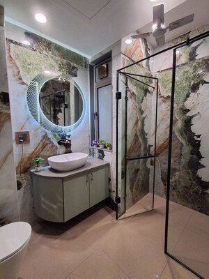 Bathroom in 3 BHK Builder Floor at Sector 23 – for Rent