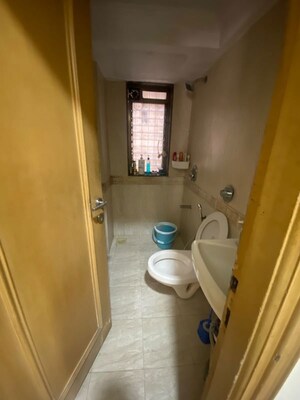 Bathroom in 3 BHK Apartment at Khar West – for Rent