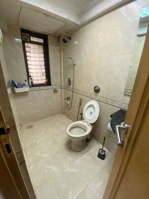 Bathroom in 3 BHK Apartment at Khar West – for Rent